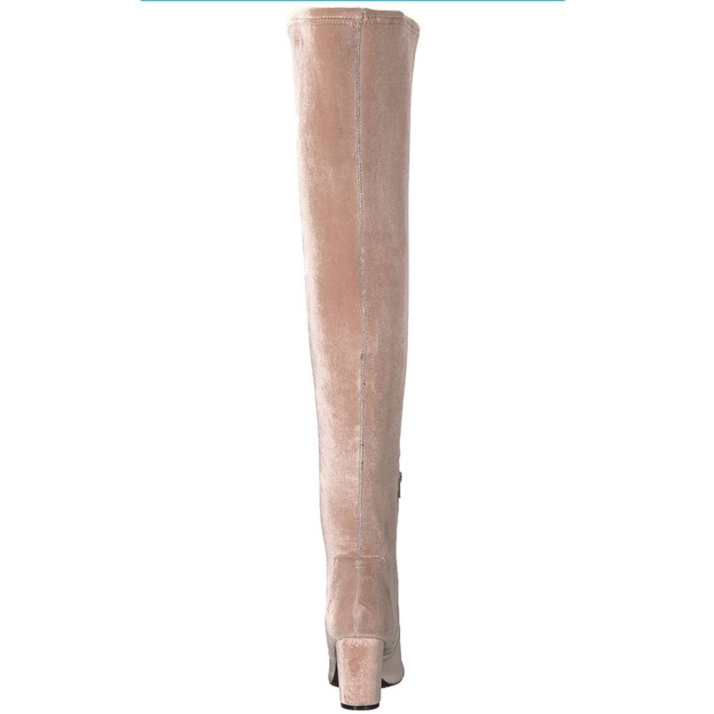 Crushing On You Baby Velvet Over The Knee Boots - Picture 5 of 6
